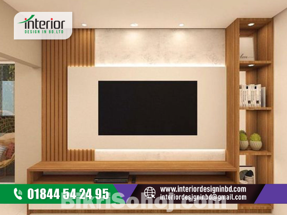 Tv Unit Design In Bangladesh | INTERIOR DESIGN IN BD